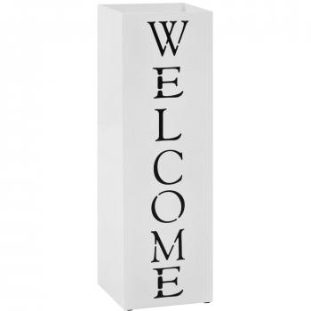 Support Parapluies Welcome Acier Blanc