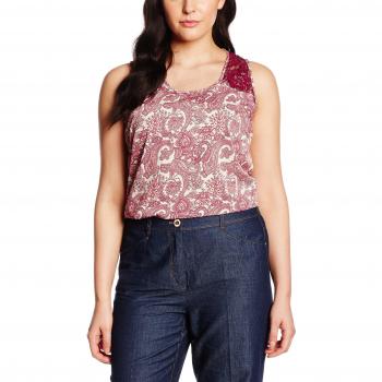 Blusa Junarose Kalina para Mujer, Rojo Oscuro, Talla 42