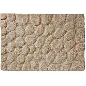 Sealskin Ivory Pebbles Cotton Bath Mat 60x90 cm