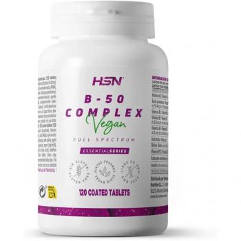 HSN B-50 Complejo Multivitamínico – 120 Tabletas, No-GMO