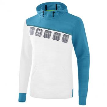 Erima 5-C Kapuzensweatshirt Herren S