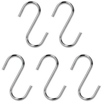 Ganchos de Cocina 'S' Cromados 7 cm