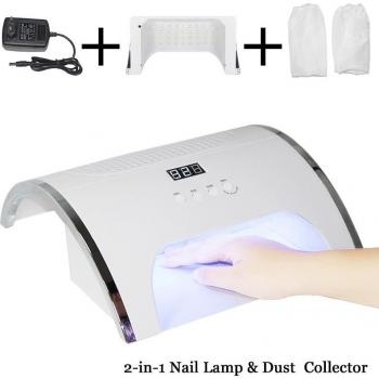 Infrared Induction Nail Dust Collector with UV Lamp Dryer