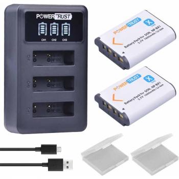 Kit de 5 Batteries NP-BX1 1600mAh et Chargeur USB