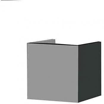 Applique da parete LED quadrata con grado di protezione IP54, potenza di 7W, temperatura di colore 4000K, dimensioni 10x10 cm, finit