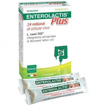 Enterolactis Plus Probiotische Kapseln 24MLD, 14 Stück