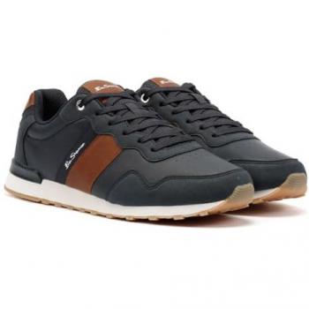 Ben Sherman Owen Retro Herren Sneaker – Braun, EU 43 / UK 9
