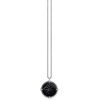 Pendentif Raffiné en Argent Oxydé – Thomas Sabo, Série KE1998‑508‑11