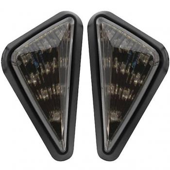 Luz de señal de giro en triángulo LED para moto 12V