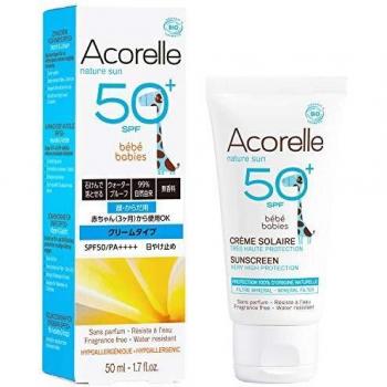 CREMA SOLAR BEBE SPF50+ DE ACORELLE