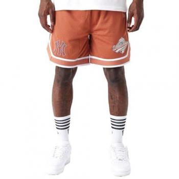 New Era MLB Yankees Weltmeisterschaft Mesh-Shorts – Braun, Herrenmode