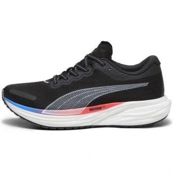 Puma Deviate Nitro 2 Herren Sneakers Schwarz Blau Orange Größe 44
