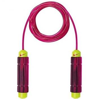 Nike Speed Rope Sprungseil – Schwarz/Orange, Universale Größe, 9339‑695