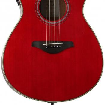Yamaha FSCTARR Transacoustic Gitarre Rot