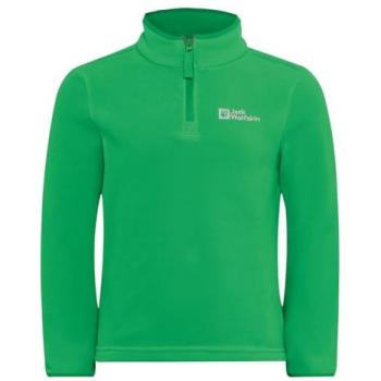 Taunus Halfzip K Kids‑Pullover – Stehkragen, 100 % Polyester, Gr. 140 – Mystic Green