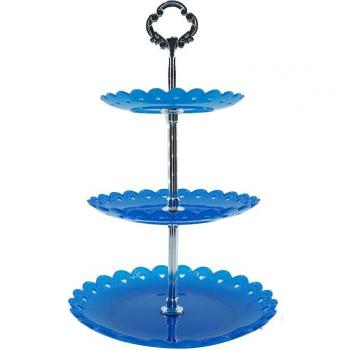 Multi-Tier Cake and Fruit Stand