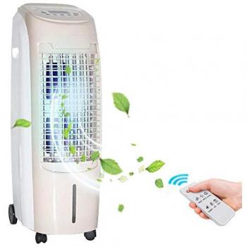 Raffrescatore Ventilatore Umidificatore Evaporativo Purificatore d'Aria 100W con Serbatoio da 15 Litri e Telecomando