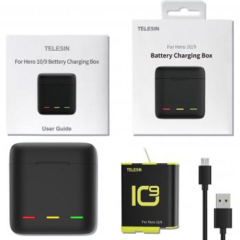 GoPro Hero 9/10 Rechargeable Battery Station