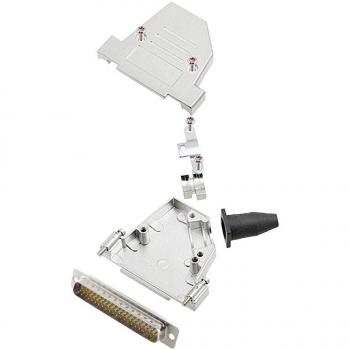 Encitech D-SUB 62-poliges Stiftleisten-Set, 45° Lötanschluss