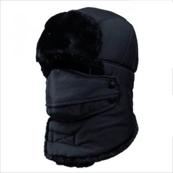 Warm Bomber Hat for Men with Ear Flaps