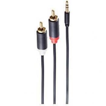 Shiverpeaks BASIC-S Audiokabel Super Slim, 1,5 m 3,5 mm Mini-Klinkenstecker
