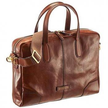 The Bridge Vespucci 38 cm Leather Laptop Briefcase
