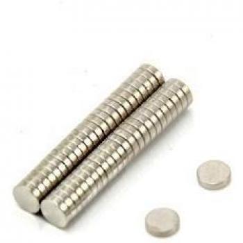 Imanes de neodimio circulares 4 x 1 mm