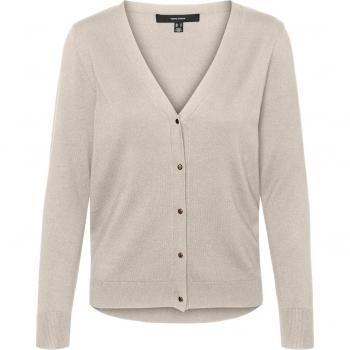 Cardigan da donna Vero Moda Silje, scollo a V, Raggio di Luna, taglia XL