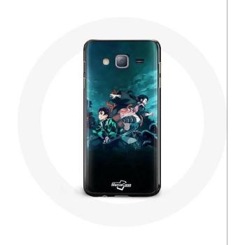 Samsung Galaxy J3 Case Demon Slayer Tanjiro und Nezuko