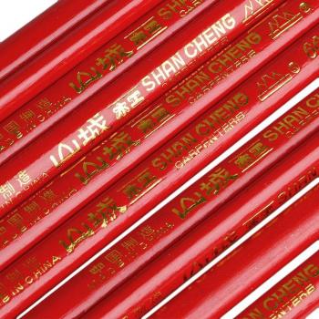 Crayon de travail du bois 175 mm – Pack 10 – Noir