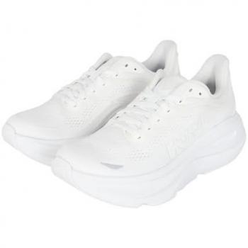 Hoka Bondi 9 Homme – Baskets, Blanc – Pointure 40 2/3 – Maille/synthétique