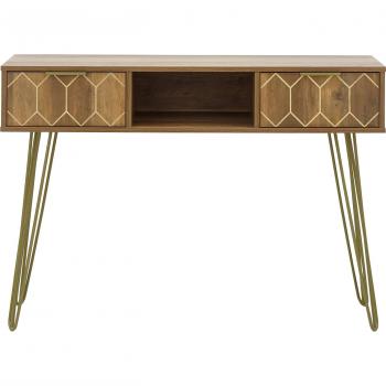 Orleans 2 Drawer Console Table in Brown