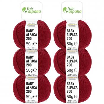 Hilo Baby de Alpaca Rojo Vino