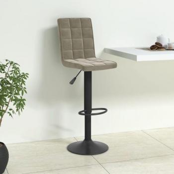 Bureau de bar velours gris doux – Prolenta Premium