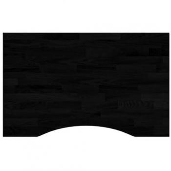 Plateau de Bureau Rectangulaire en Chêne Massif Marron Foncé 80x60x2,5 cm Vidaxl