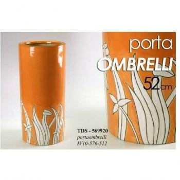 Stazione Ombrelli Ceramica Arancio 52 cm Salvataggio