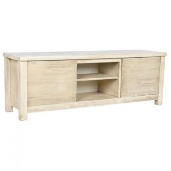 Bureau TV Home Esprit Naturel Acacia 160 x 42 x 55