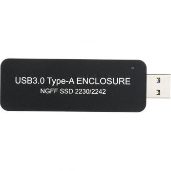 Boîtier USB 3.0 pour Disque SSD M.2 – Kit Rétractable