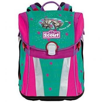 Scout Sunny Schulranzen Sommerblau (mit grünen Akzenten)