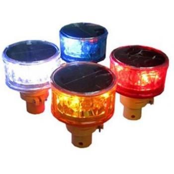 Luces solares de seguridad vial 12 LED, mango amarillo incluido
