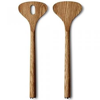 Georg Jensen Alfredo 2-Piece Oak Salad Servers
