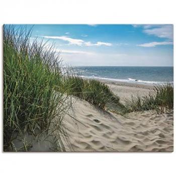 Artland Wandbild »Dünenlandschaft im Sommer an der Nordsee«, als Alubild