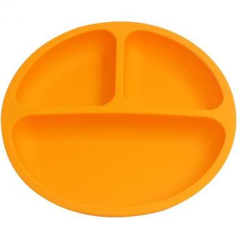 Silicone Baby Plate with Smile Design