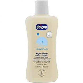 Chicco cosmetici baby moments bagno delicato corpo capelli 200 ml