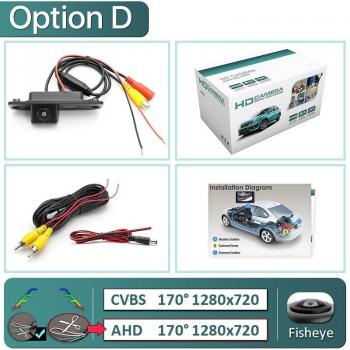 GreenYi 170° Cámara AHD 1080P Trasera para Hyundai Accent