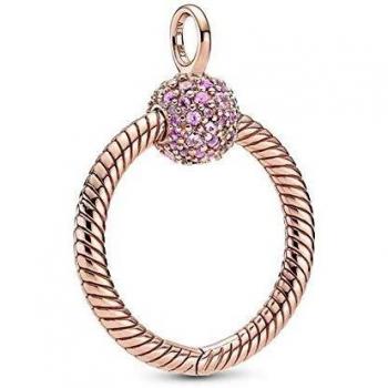 Colgante Pandora Moments O en Pavé Rosé 389097C01