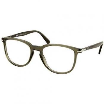 Persol PO3240V Gafas de Prescripción, Gris Transparente, 52/19/145 Unisex