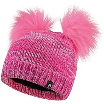 Mädchen‑Beanie „Fast Fashion“ – Cyber Pink/Fuchsia Pink, Fleece‑Innenfutter – 7–10 Jahre