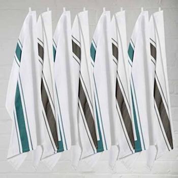 100% Cotton Sticky Toffee Towels, 8-Pack