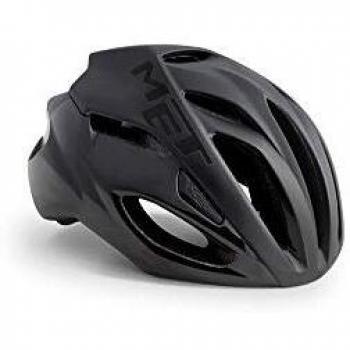 Casco de Ciclismo MET Rivale Negro, Talla L